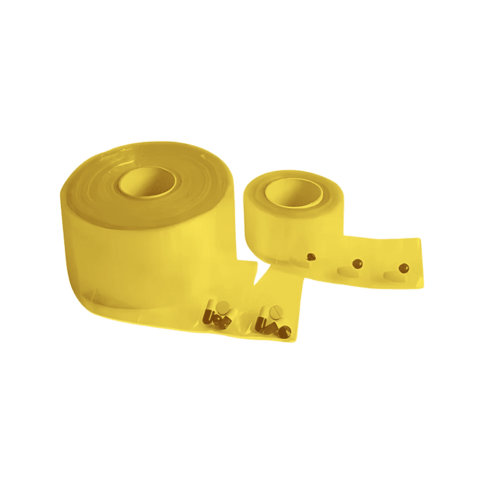Bobina Para Unitarização de Remédios Cor Amarela 5x12cm - 10.000 unidades