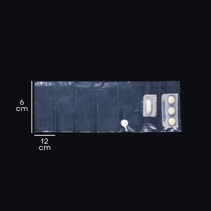 Bobina Para Unitarização de Remédios Transp. 6x12cm - 5.000 unidades