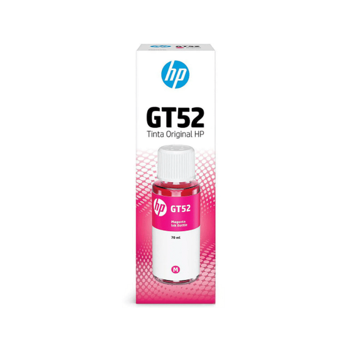 Tinta HP GT52 GT 52M M0H55AL Original Magenta para HP Deskjet GT 5822 416 116 Smart Tank 517 532 617 Garrafa de 70ml