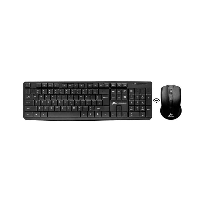 Combo Wireless Teclado + Mouse Sem Fio 2.4Ghz Monocron Preto MN5239 / MN4W310