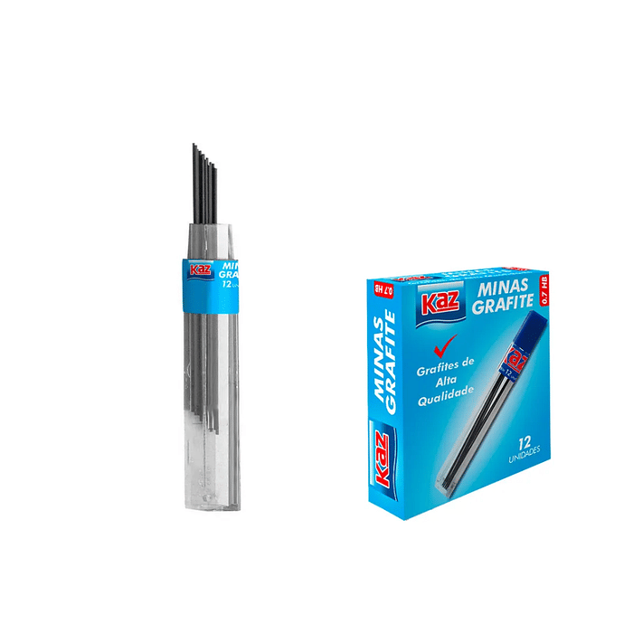 Minas Grafite 0.7 HB Caixa com 12