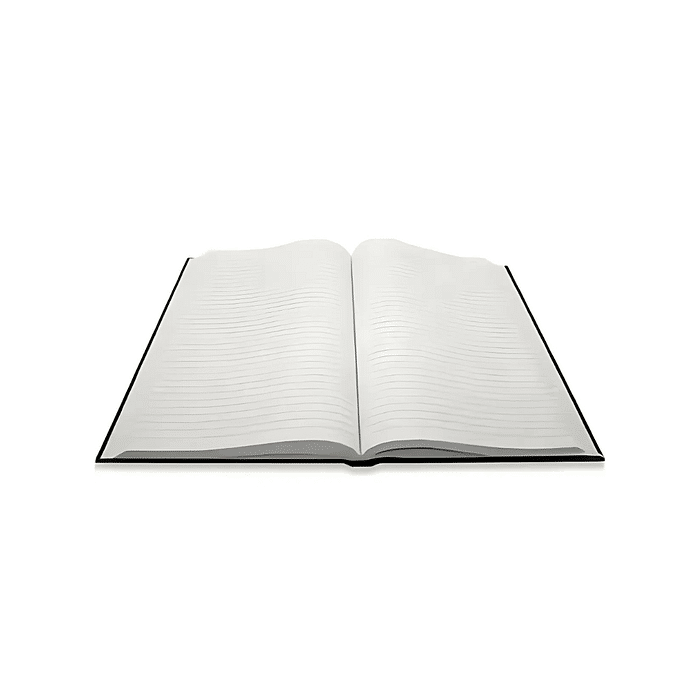 Livro Ata sem margem com 100 folhas Tradicional Preto 140x210mm