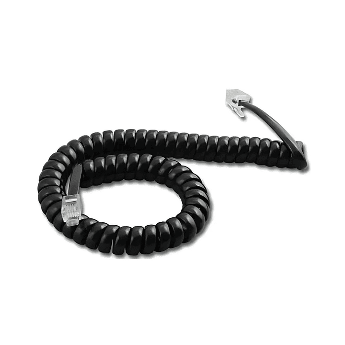 Cabo Espiral para Telefone RJ11 Preto 2M - MXT