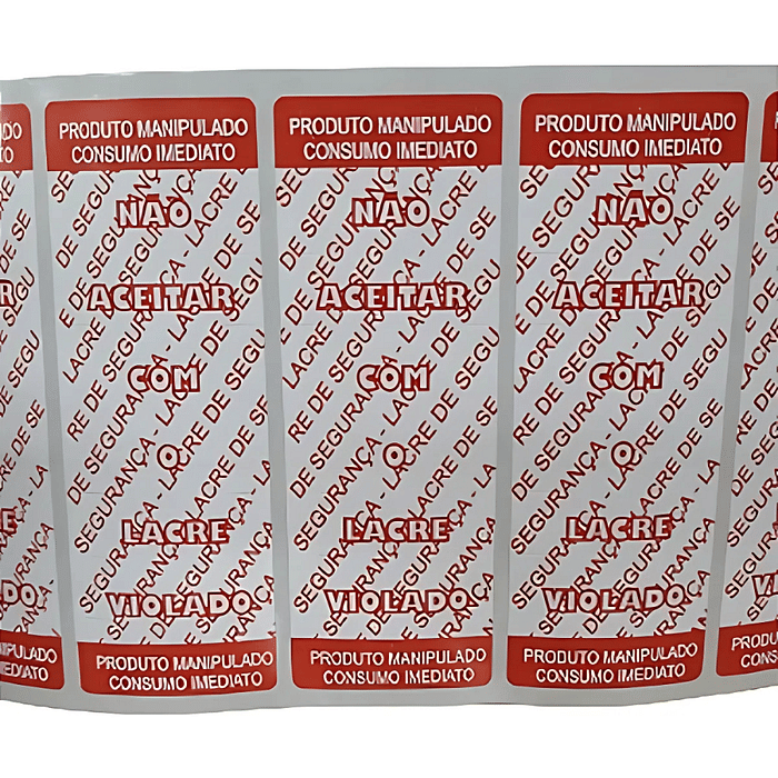 500 Lacres de Segurança 100x35mm