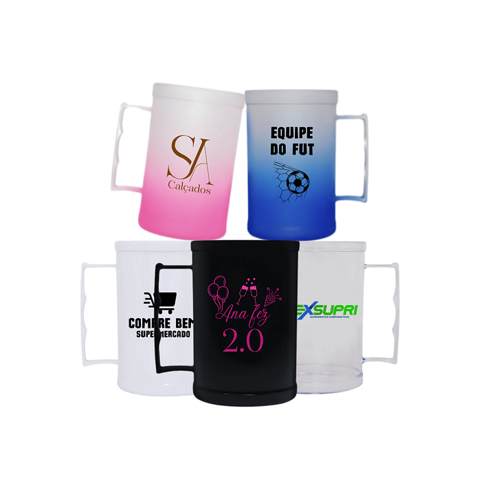 30 Canecas Chopp 300ml - Personalizado Cor