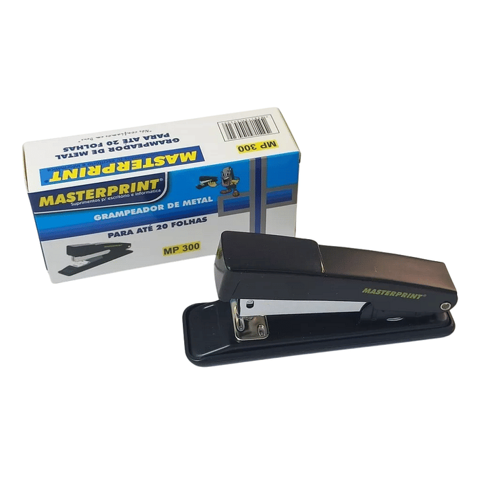 Grampeador de Metal Premium MP 300 - Grampos 26/6