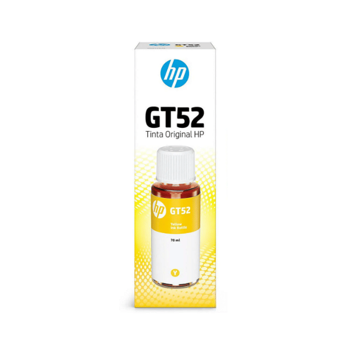 Tinta HP GT52 GT 52Y M0H56AL Original Amarela para HP Deskjet GT 5822 416 116 Smart Tank 517 532 617 Garrafa de 70ml