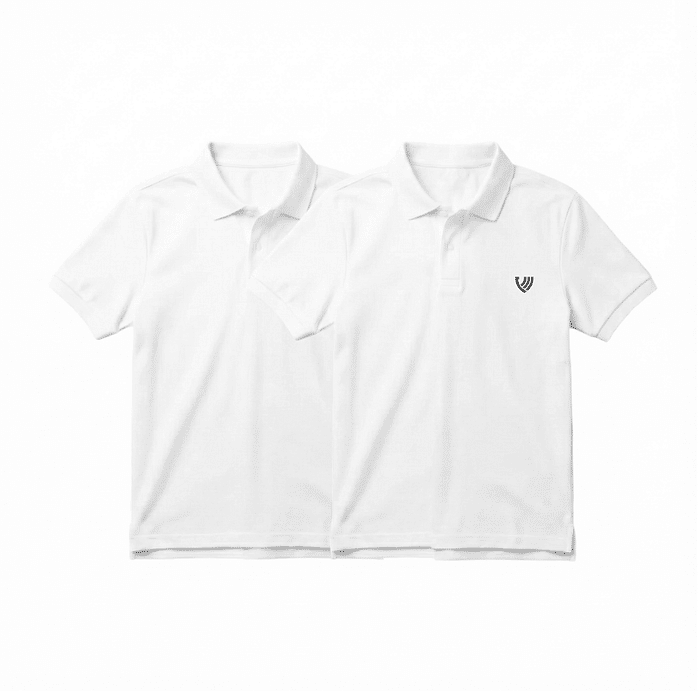 KIT 2 CAMISAS POLO BRANCAS CEARÁ