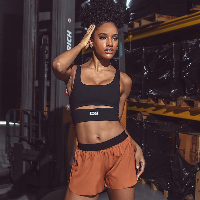 SHORT SPORT PLISSADO