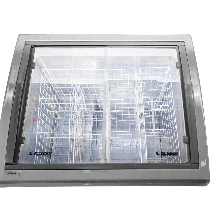 CONGELADOR FREEZER EXPOSITOR VITRINE SHOW SC 224 CINZA CAP EQUIV 300 LT