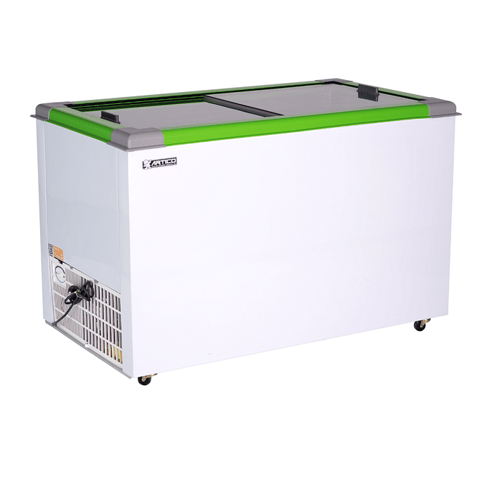 CONGELADOR FREEZER EXPOSITOR VITRINE ECO 450 .E. VERDE CAP EQUIV 430 LT