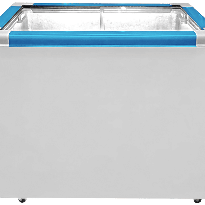 CONGELADOR FREEZER EXPOSITOR VITRINE ECO 250 .E. AZUL CAP EQUIV 310 LT