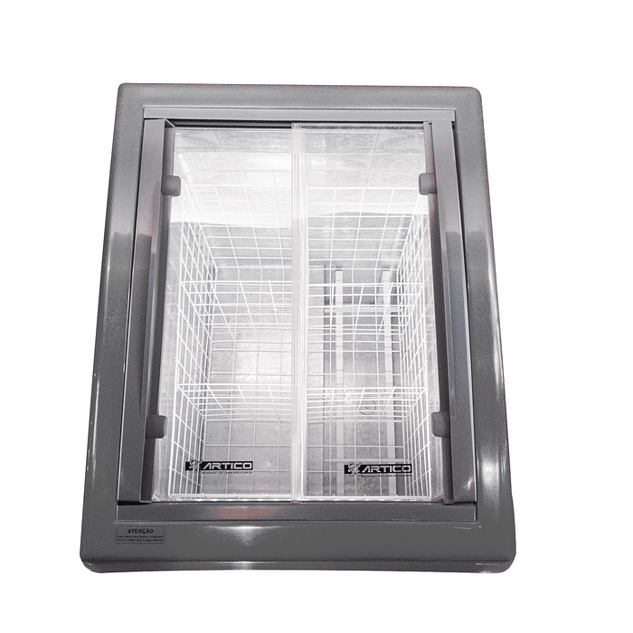 CONGELADOR FREEZER EXPOSITOR VITRINE SHOW SC 124 CINZA CAP EQUIV 120 LT
