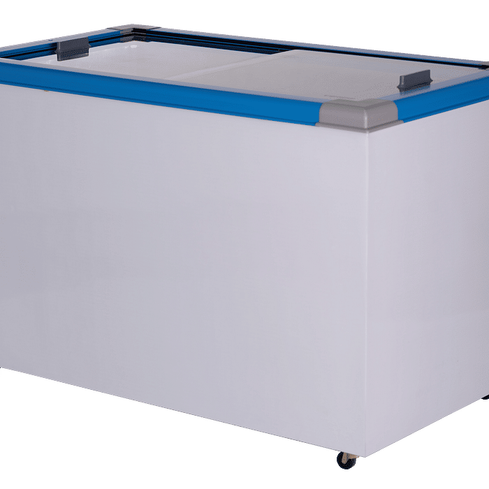 CONGELADOR FREEZER EXPOSITOR VITRINE ECO 450 .E. AZUL CAP EQUIV 430 LT