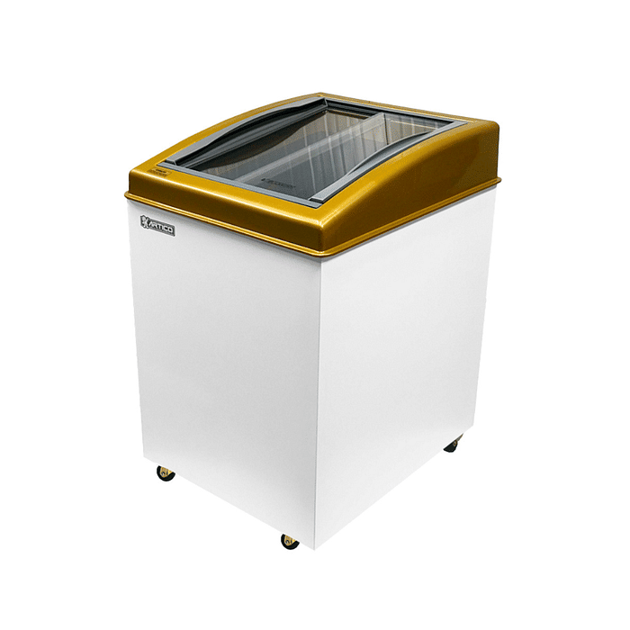 CONGELADOR FREEZER EXPOSITOR VITRINE SHOW SC 124 DOURADO CAP EQUIV 120 LT