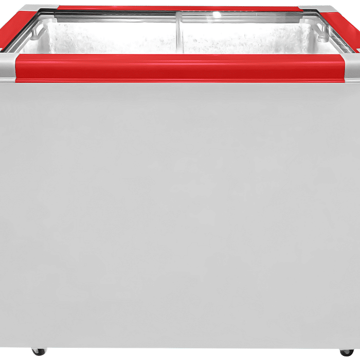 CONGELADOR FREEZER EXPOSITOR VITRINE ECO 250 .E. VERMELHO CAP EQUIV 310 LT