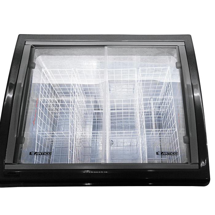 CONGELADOR FREEZER EXPOSITOR VITRINE SHOW SC 224 PRETO CAP EQUIV 300 LT