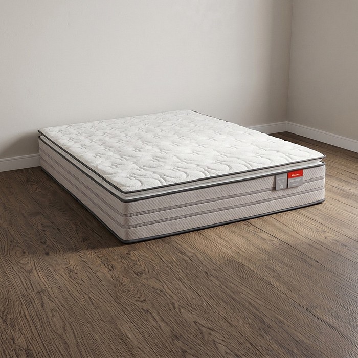 Colchão Protettore Pillow Top Casal Mola Miralastic Pro 220Kg Reconflex 138x188x32 - Cinza