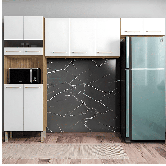 Cozinha Compacta 3 Peças Parana Versalhes Freijo/Supremo