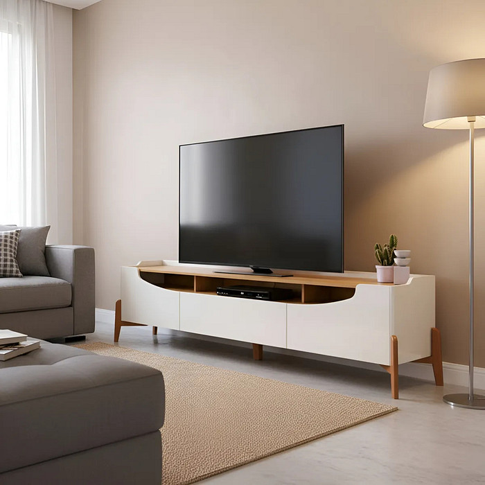 Rack Studio 2.2 Off White com Nature - Imcal