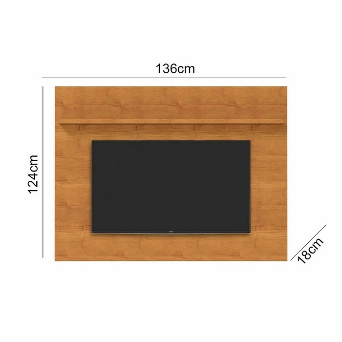 Painel para TV até 60 Polegadas Sirius 1.6 Patrimar Móveis Cinamomo
