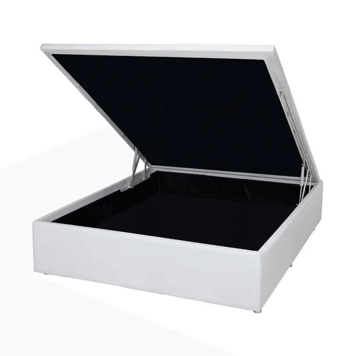 Base Bau Sommier Phys Courino Branco 138x188X39 - Ortobom 