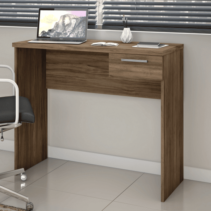 Escrivaninha/Mesa de Computador 1 Gaveta NT2000 Nogal - Notável