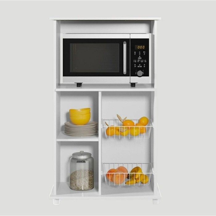Balcão Multiuso para Cozinha com Fruteira NT3075 Branco - Notável