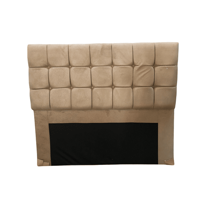 Cabeceira de Cama Box Casal 140cm Estofada Malu Prestissimo Castor