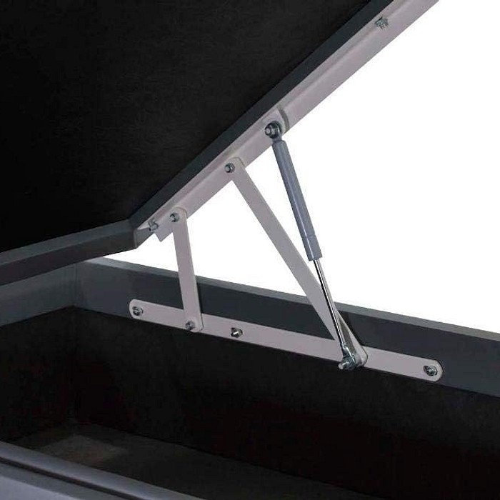 Base Bau Sommier Phys Courino Preto 158x198X39 Queen- Ortobom 