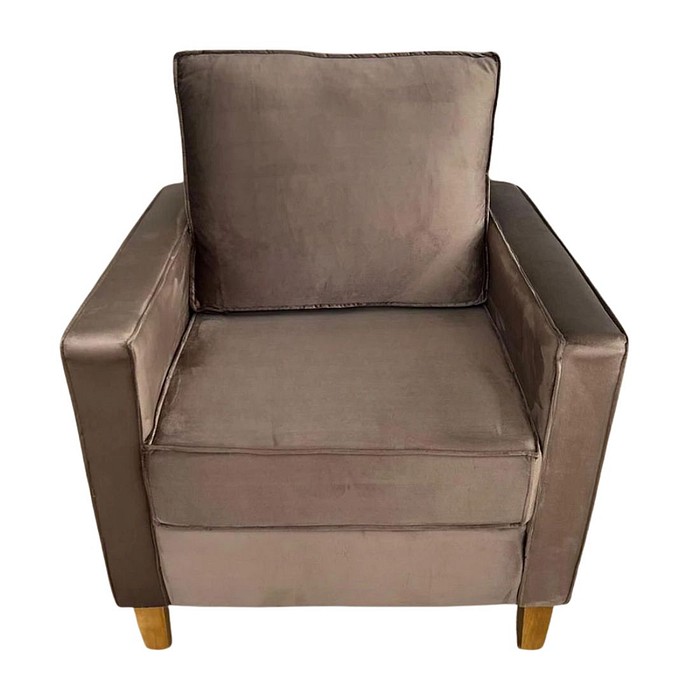 Poltrona Chanel Marrom - Malu Estofados