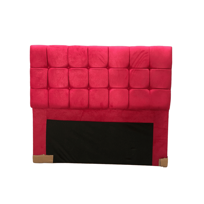 Cabeceira de Cama Box Casal 140cm Estofada Malu Prestissimo Vermelho