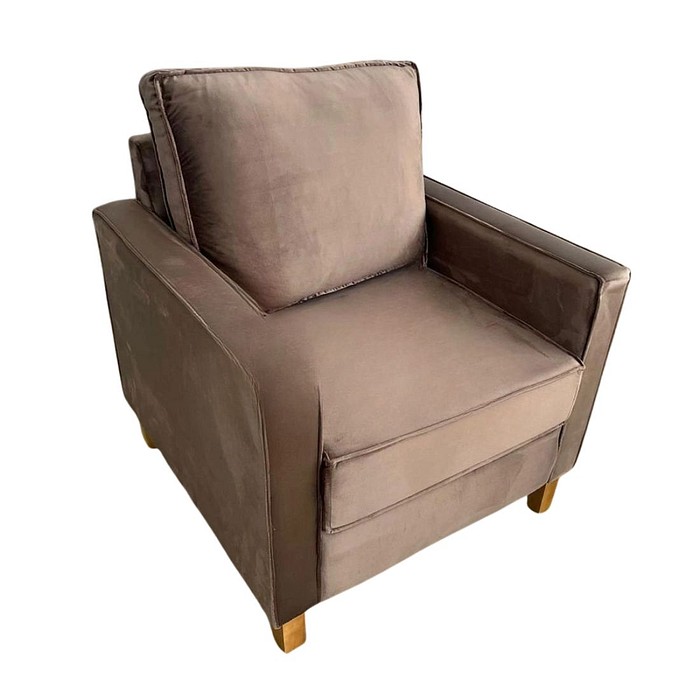 Poltrona Chanel Marrom - Malu Estofados