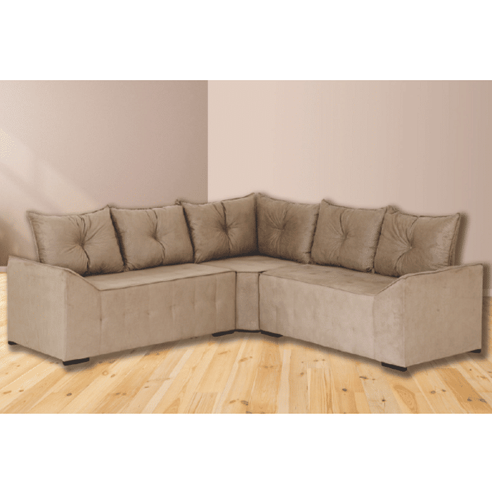 Sofá de Canto Charme Castor Malu Estofados