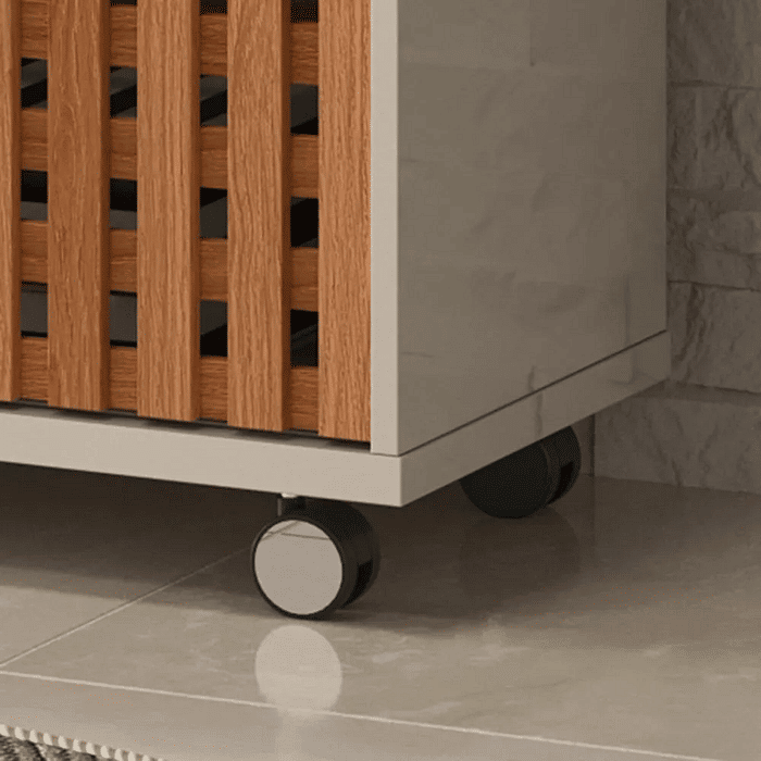 Estante Home Brise para TV até 75 Polegadas Lukaliam Off White New com Jequitibá