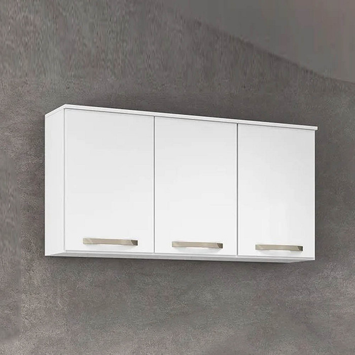 Armario 3p. Abrir Aereo Nicioli 120cm Fit Branco / Branco