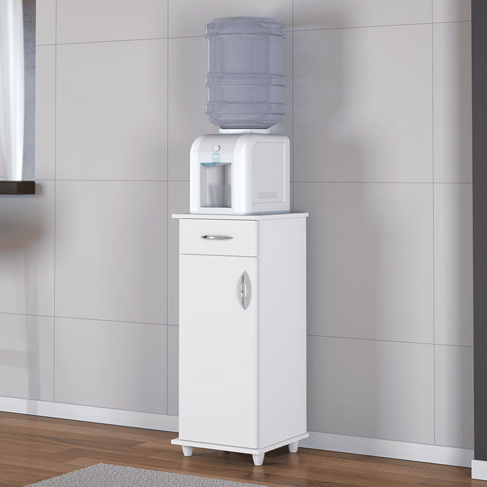 Balcão de Cozinha Multiuso 1 Portas 1 Gaveta Viena Branco Fiorello