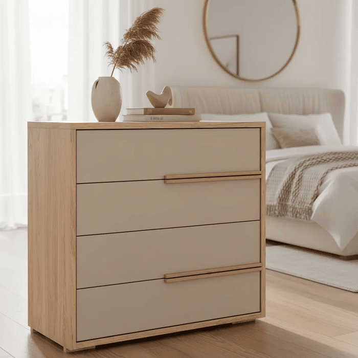 Cômoda 4G Robel Concept PUX Perfil Hanover/Fendi Liso 100% MDF