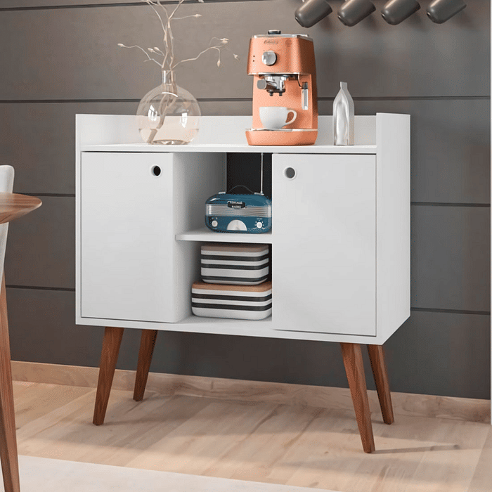 Aparador Cairo com 2 Portas Branco - Fiorello