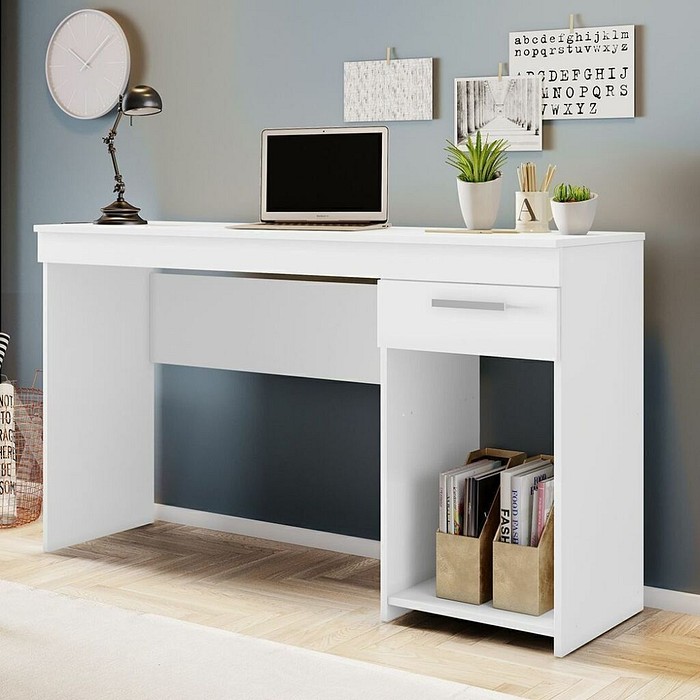 Escrivaninha/Mesa de Computador 1 Gaveta NT 2070 Branco - Notável