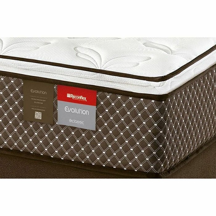 Colchão Queen Reconflex Evolution Molas Ensacadas 158x198x32