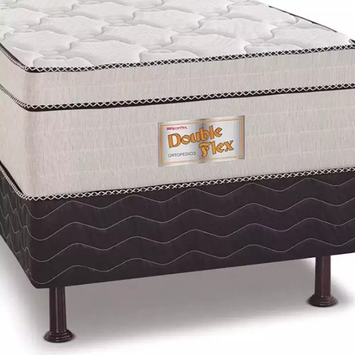 Cama Box Solteiro Conjugada 88x188x64 Reconflex New Double Flex 