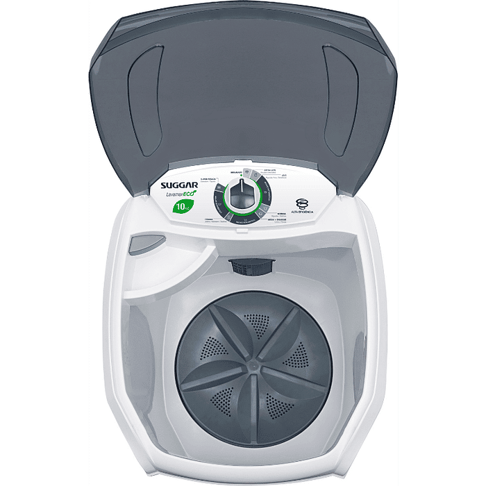 Tanquinho de Lavar Roupa Lavamax Eco 10Kg Desligamento Automático Suggar Branco