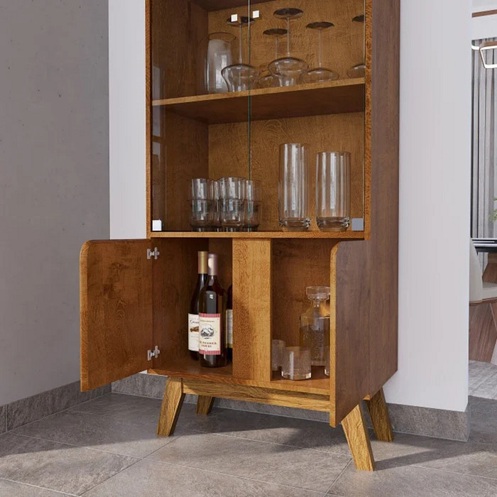 Cristaleira 2 Portas Madri Naturalle Bechara