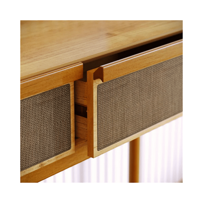 Aparador Dune Nature 1.4 com 2 Gavetas e Arco de Aço - Imcal