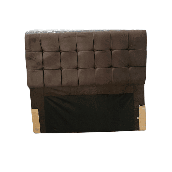 Cabeceira de Cama Box Casal 140cm Estofada Malu Prestissimo Marrom