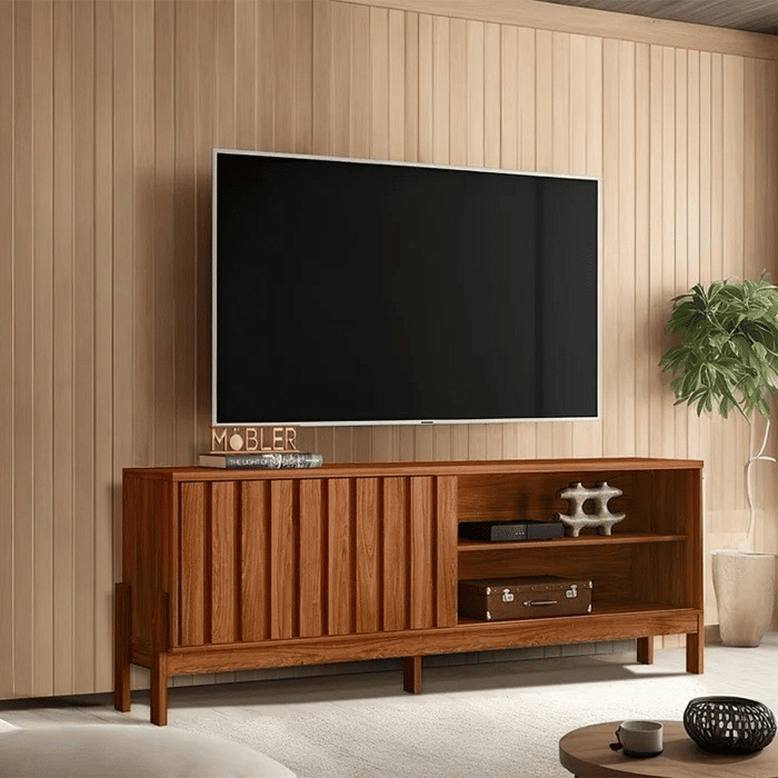 Rack Bancada New Aurora Mobler Cinamomo Mel