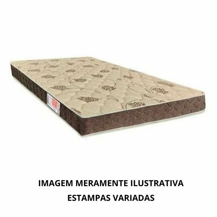 Colchão Solteiro Espuma D33 88X188X17 Exclusive - Topázio