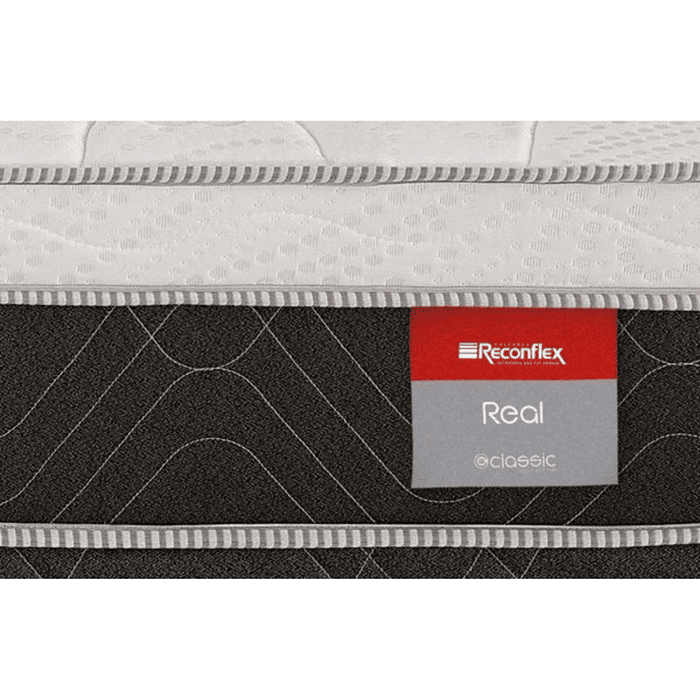 Colchão Solteiro Molas Ensacadas Real 88x188x28 - Reconflex
