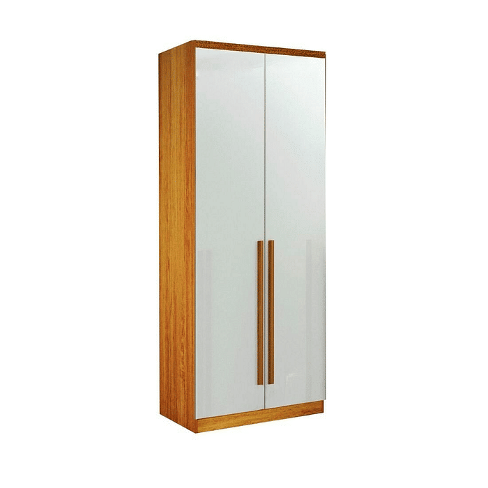 Modulo Guarda-Roupa Tivoli 2 Portas, 100% MDF Nature/Bege - Bom Pastor